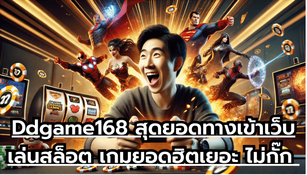 Ddgame168 สุดยอดทางเข้าเว็บเล่นสล็อต เกมยอดฮิตเยอะ การเงินมั่นคง ปลอดภัย จ่ายเงินจริง ไม่กั๊ก