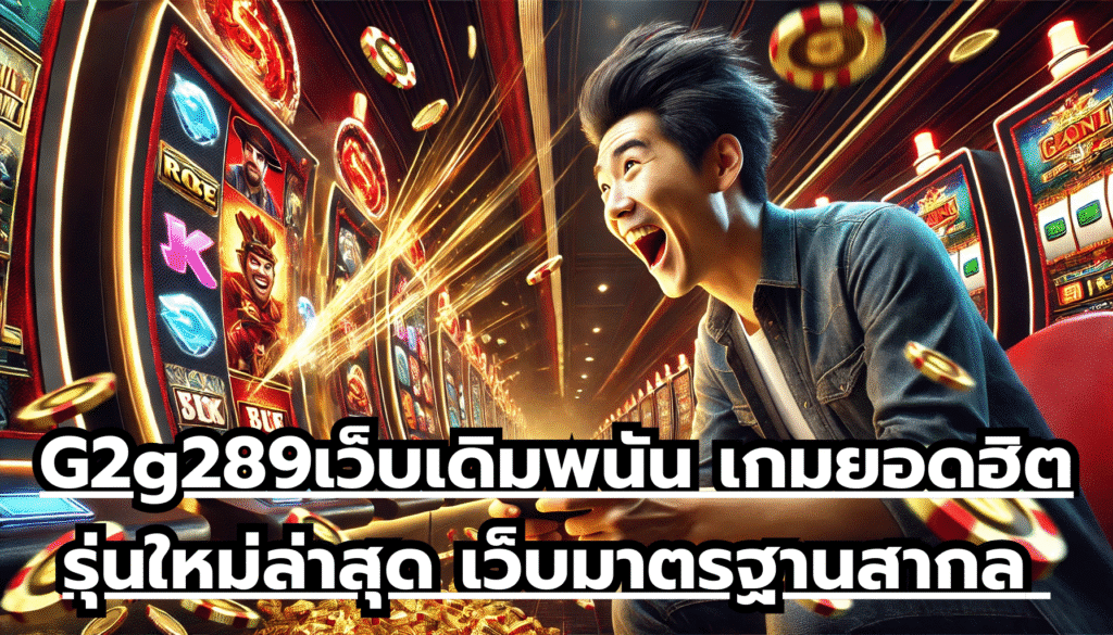 G2g289เว็บเดิมพนัน เกมยอดฮิต รุ่นใหม่ล่าสุด เว็ฐมาตรฐานสากล ปั่นเกมเออนไลน์ เล่นสนุก ไม่โกง