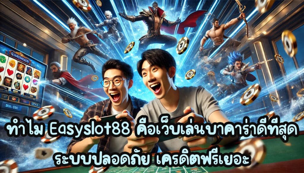 ทำไม Easyslot88 คือเว็บเล่นบาคาร่า ดีที่สุด ระบบปลอดภัย เครดิตฟรีเยอะ-1